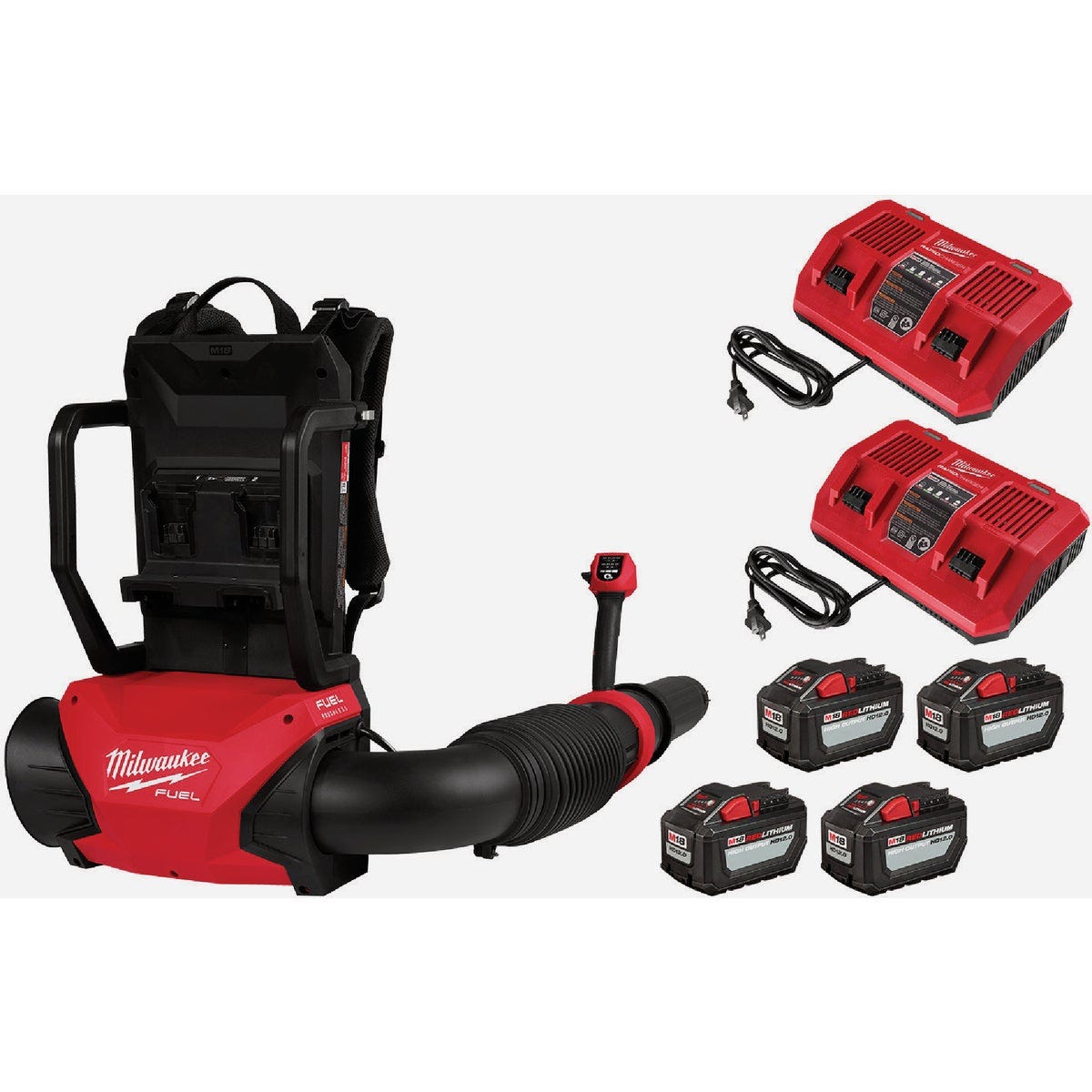 Milwaukee M18 FUEL Dual Battery Backpack Blower Kit