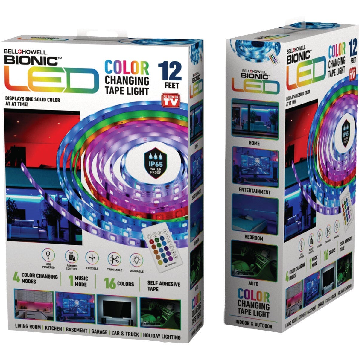 Bell+Howell 12 Ft. Bionic LED Color Changing Tape Light - photo 3