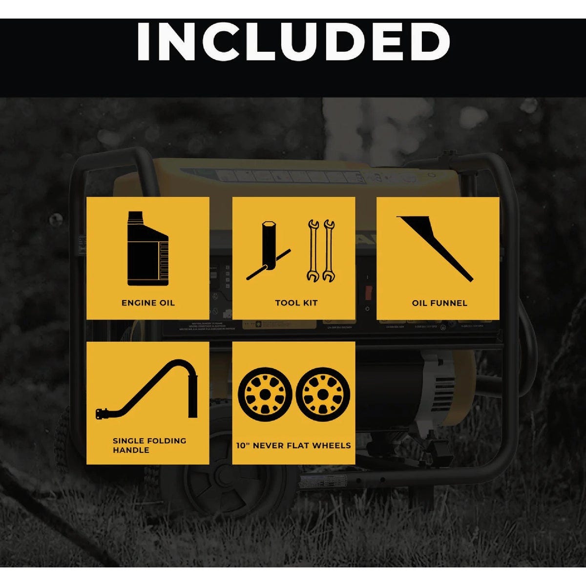 Firman 8350W Gasoline Powered Recoil Start 120/240V Portable Generator with CO Alert - photo 6