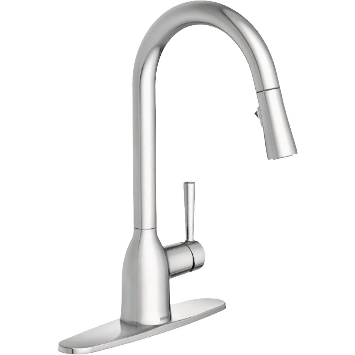 Moen Adler Chrome Single-Handle High-Arc Kitchen Faucet