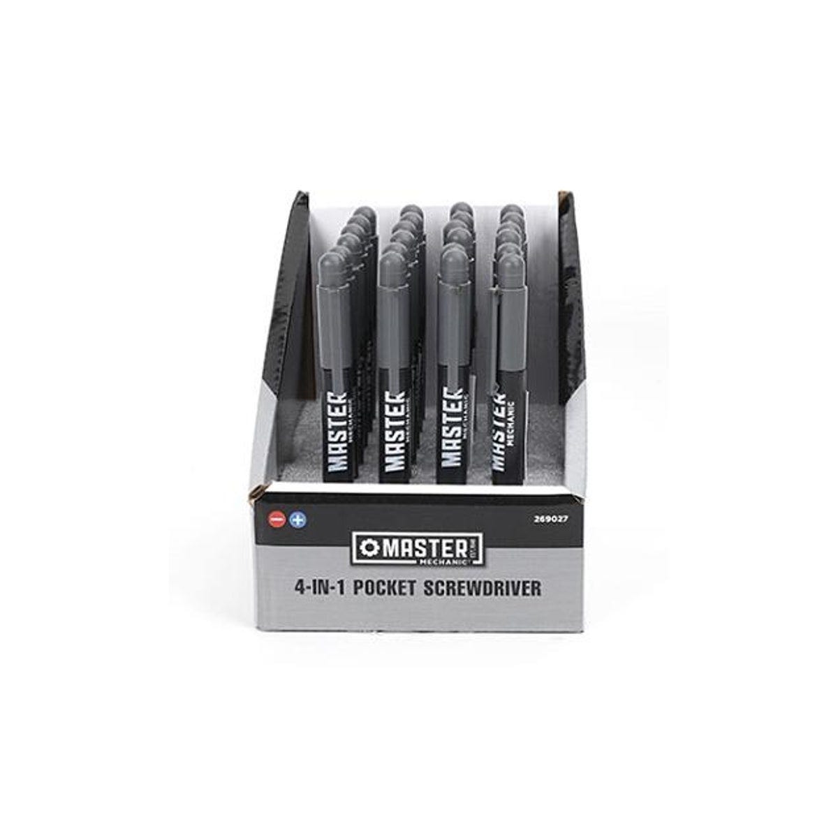 Master Mechanic 4-In-1 Pocket Multi-Bit Screwdriver