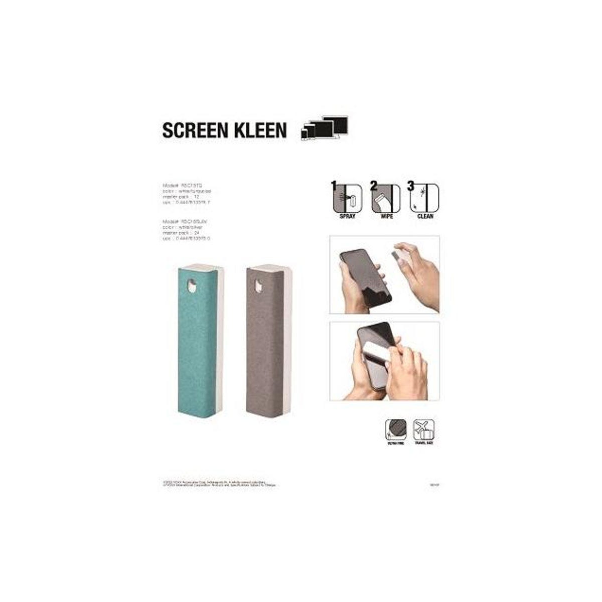 Screen Kleen 15 mL Spray & Wipe Travel Size Screen Cleaner Screen Kleen 15 mL Spray & Wipe Travel Size Screen Cleaner