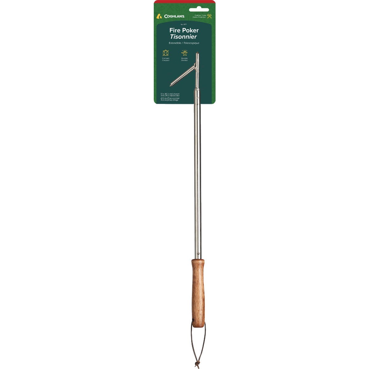 Coghlans 10 In. to 30 In. L. Extendable Fire Poker