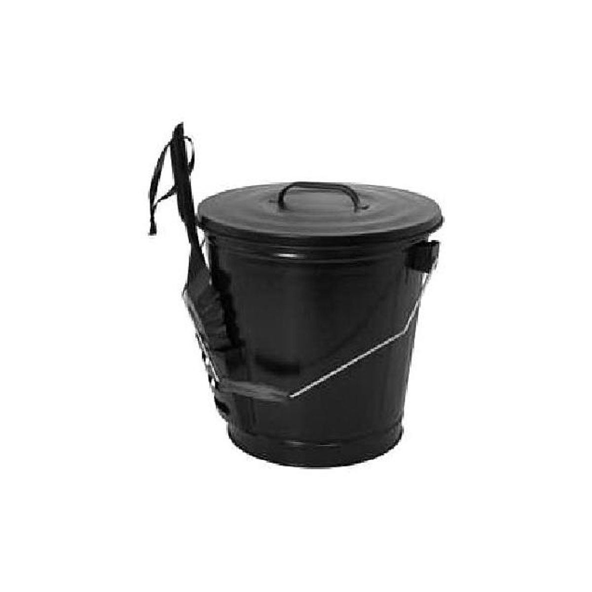 Panacea Products 14-1/2 In. x 12-1/2 In. Black Steel Ash Shovel with Can