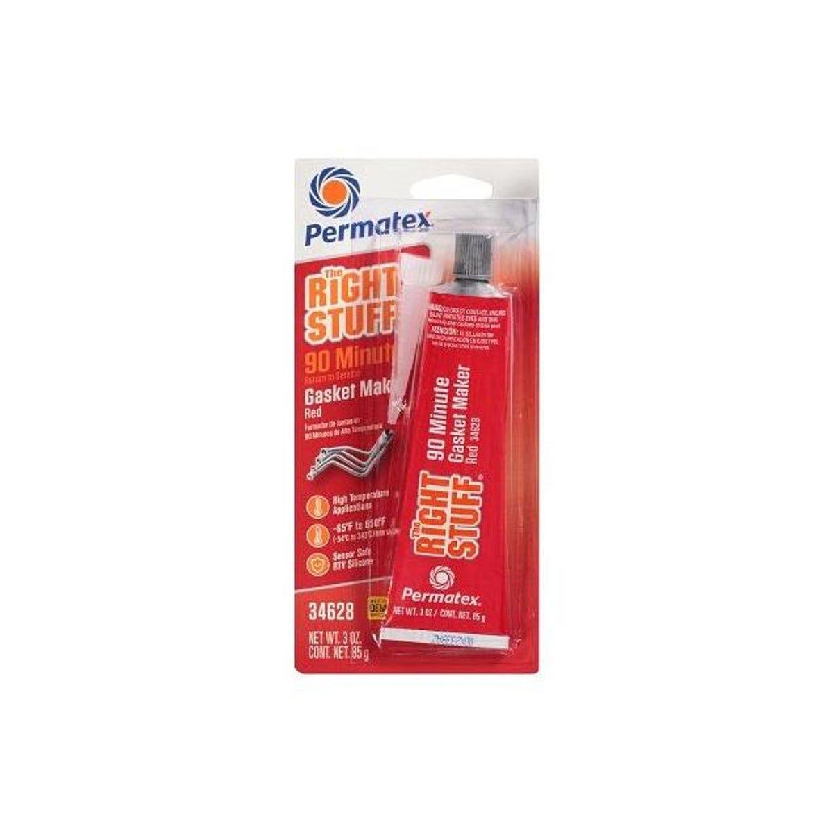 Permatex 3 Oz. Red Right Stuff 90-Minute High-Temperature Gasket Maker