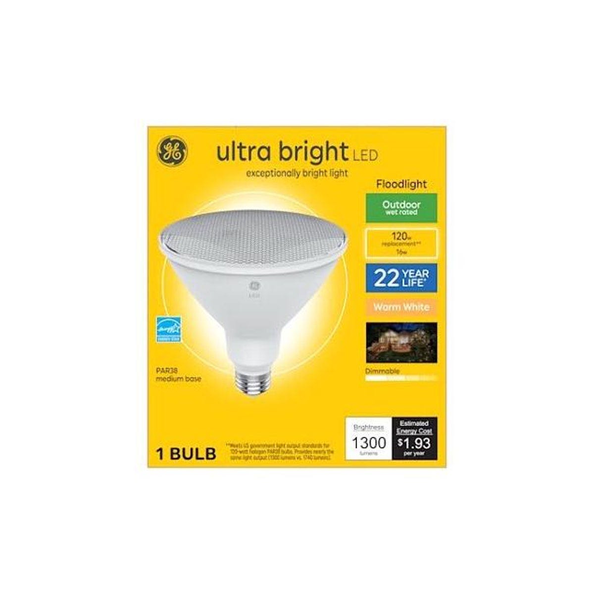 GE 16W LED Ultra Bright Outdoor Floodlight