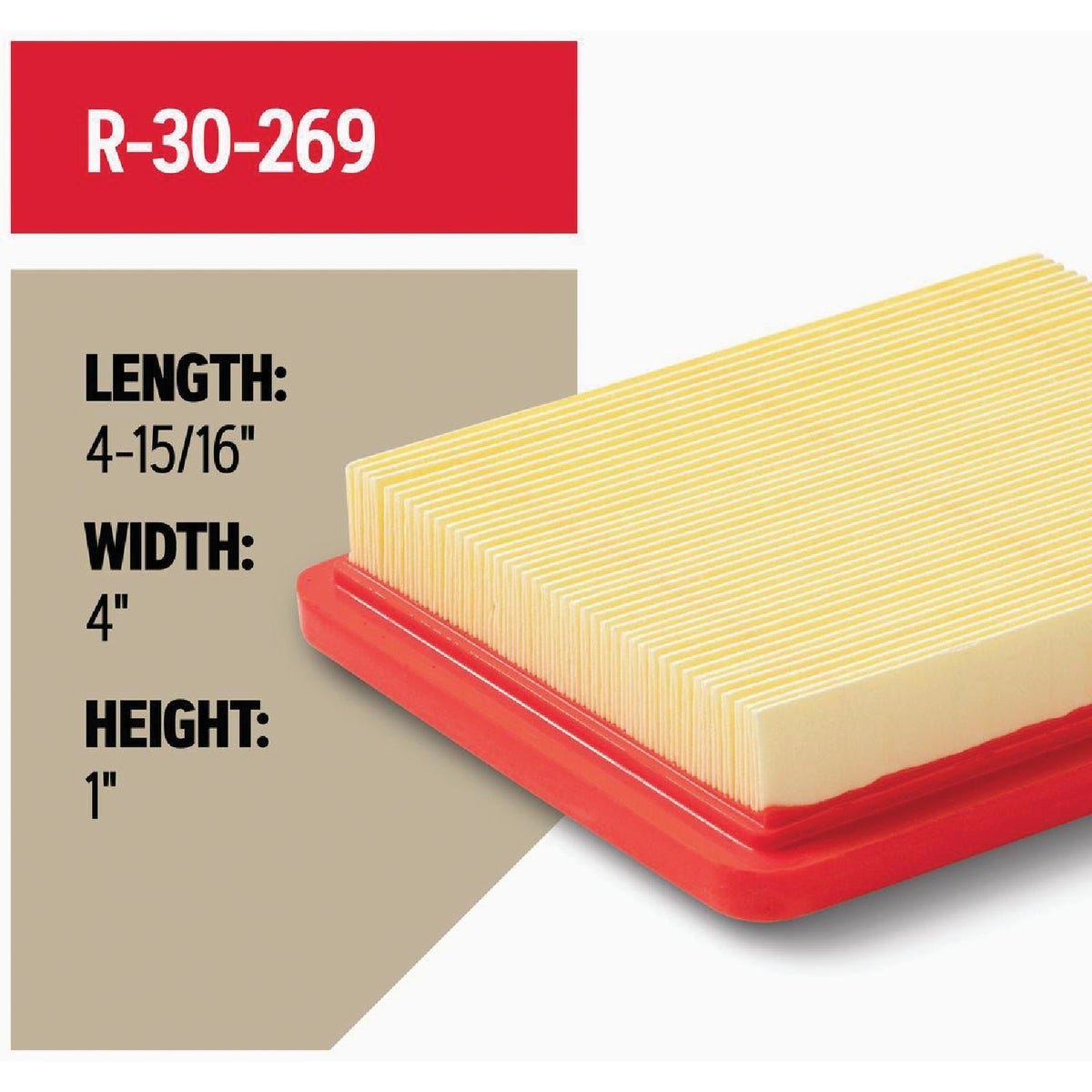Oregon R-30-269 Air Filter for Walk Behind Mowers - photo 6