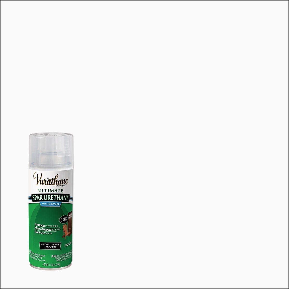 Varathane Gloss Outdoor Water Based Spar Urethane Spray, 11.25 Oz.