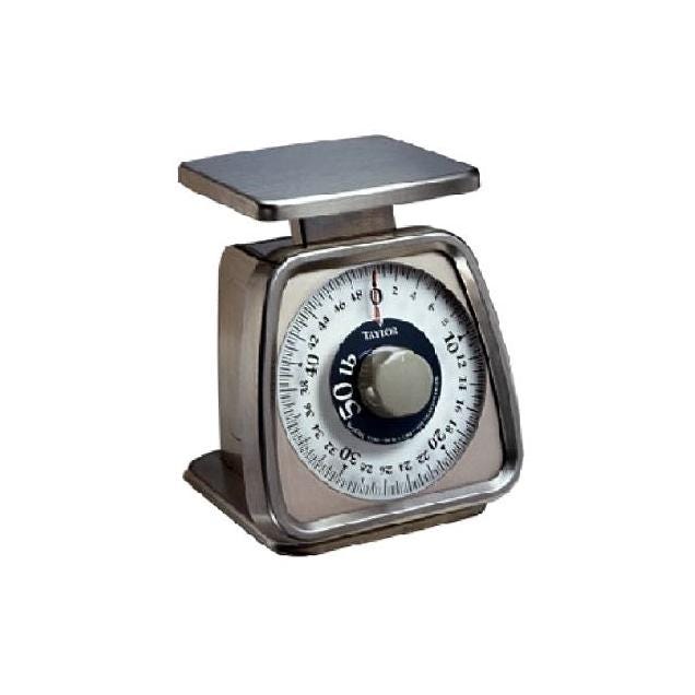 Taylor 50 Lb. Capacity Heavy-Duty Kitchen Scale Taylor 50 Lb. Capacity Heavy-Duty Kitchen Scale