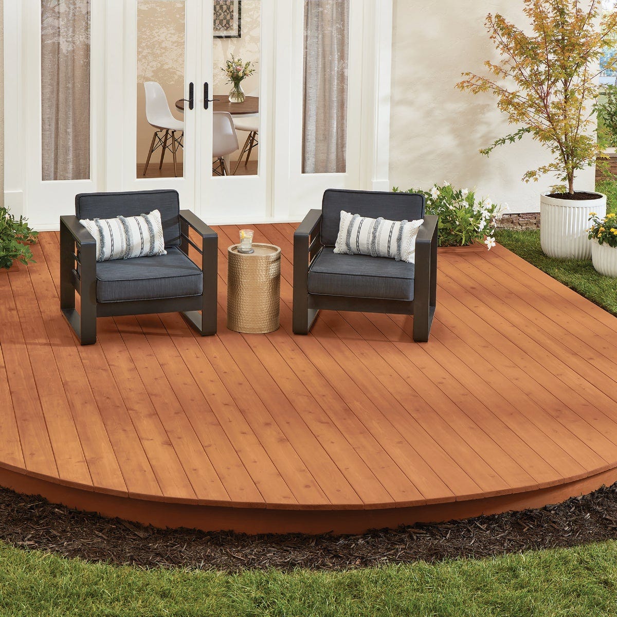 Cabot Semi-Transparent Deck & Siding Exterior Stain & Sealer, 0380 Redwood, 1 Gal. - photo 9