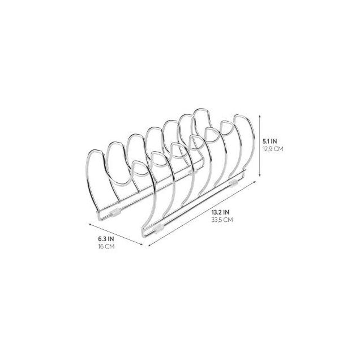 iDesign Classico 13.2 In. x 6.35 In. x 5.17 In. Steel Cookware Organizer - photo 2 iDesign Classico 13.2 In. x 6.35 In. x 5.17 In. Steel Cookware Organizer - photo 2