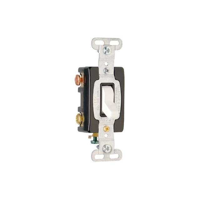 Legrand Pass & Seymour 15A White Premium 3-Way Toggle Switch