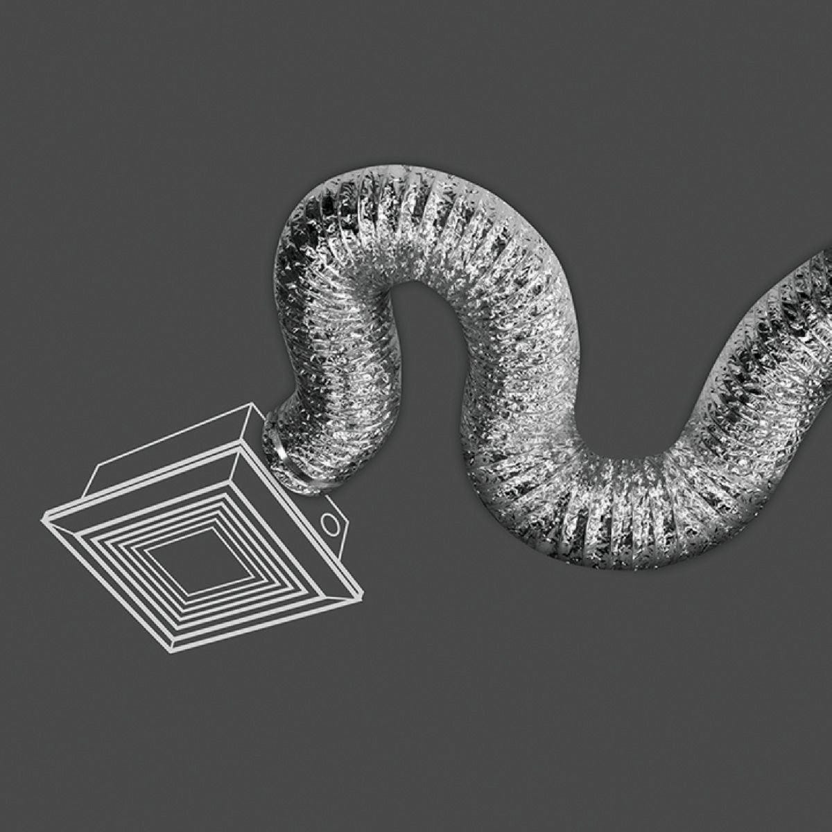 Dundas Jafine 4 In. Dia x 25 Ft. L UL 181 Listed Aluminum Foil Flexible Ducting - photo 4