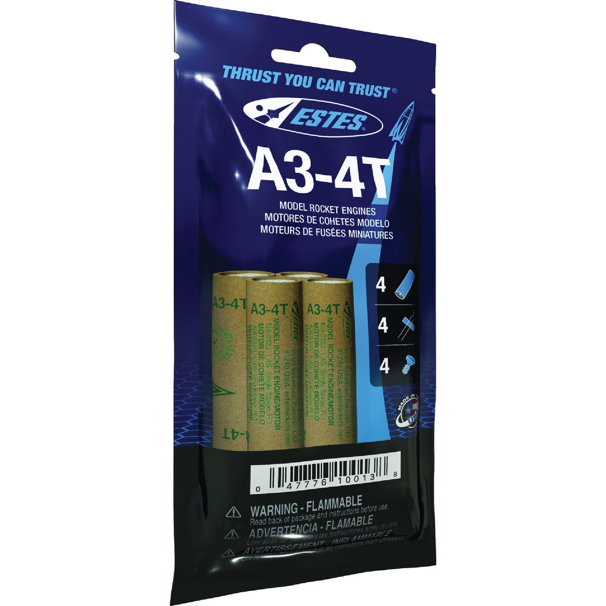 Estes A3-4T Model Rocket Engines Estes A3-4T Model Rocket Engines