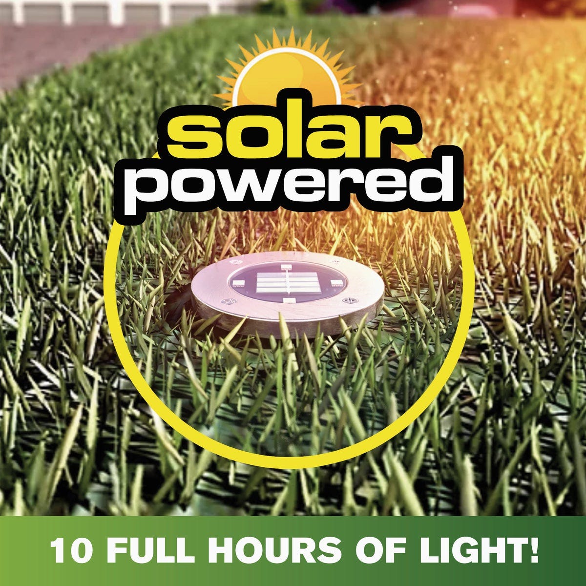 Bell+Howell Outdoor Solar LED Disk Lights (4-Pack) - photo 3