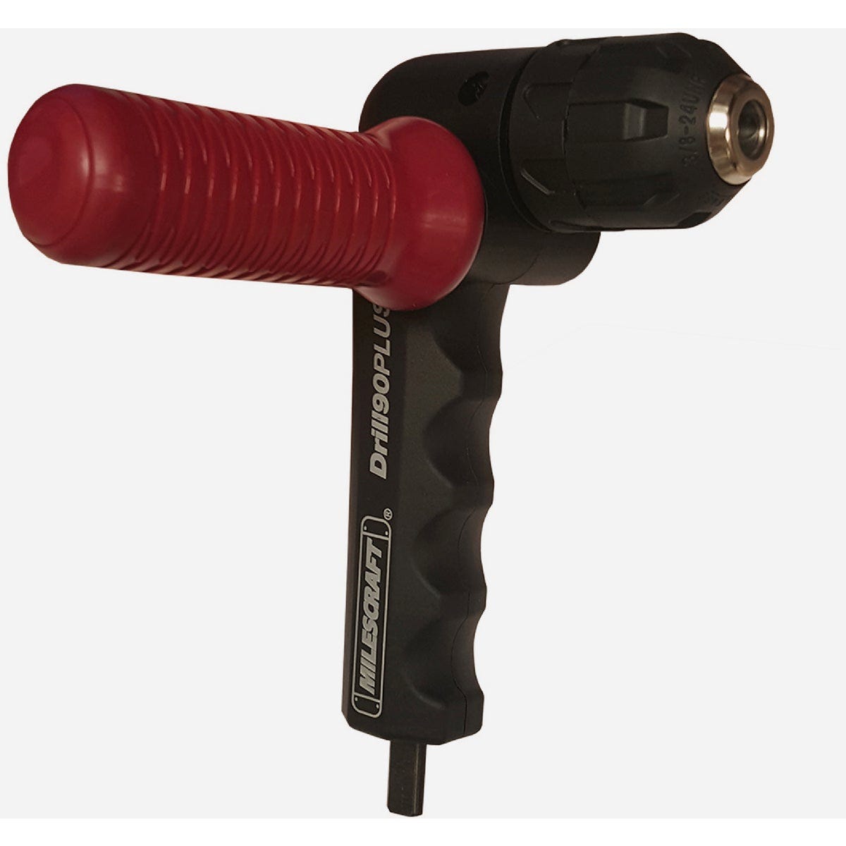 Milescraft Drill90PLUS Right Angle Drill Attachment with Keyless Drill Chuck