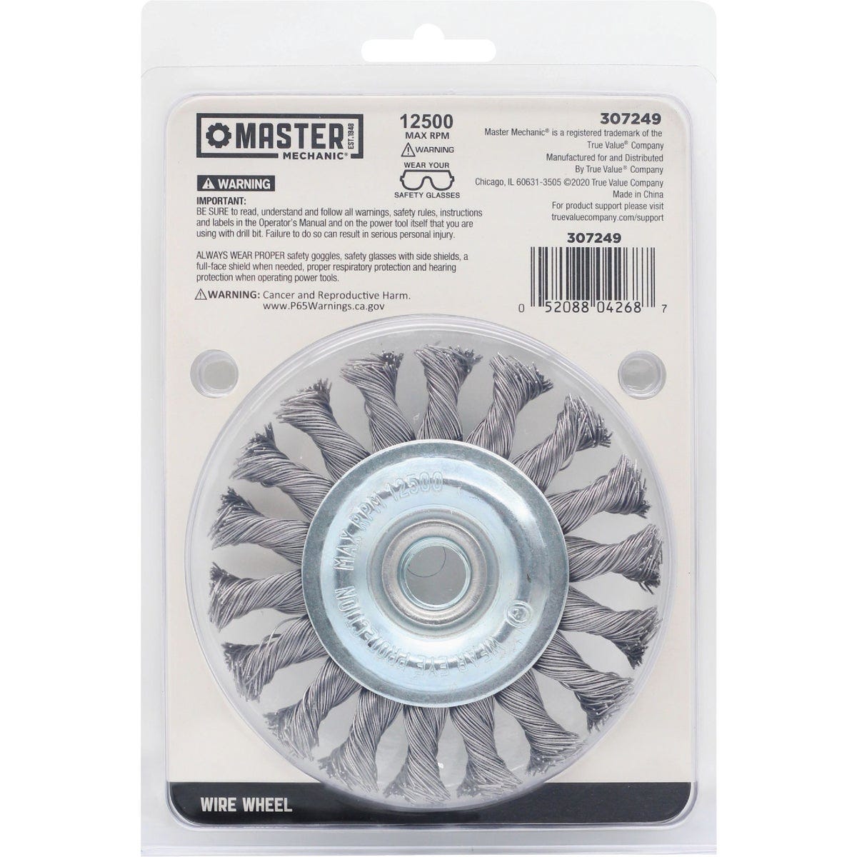 Master Mechanic 4 In. Knotted Drill-Mounted Wire Wheel Brush - photo 3 Master Mechanic 4 In. Knotted Drill-Mounted Wire Wheel Brush - photo 3