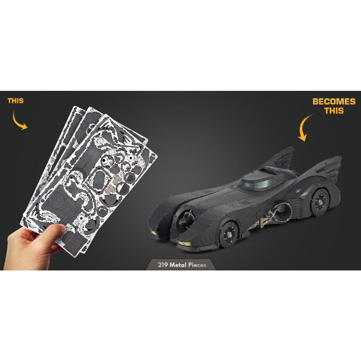 Metal Earth Premium Series Batmobile Model - photo 3
