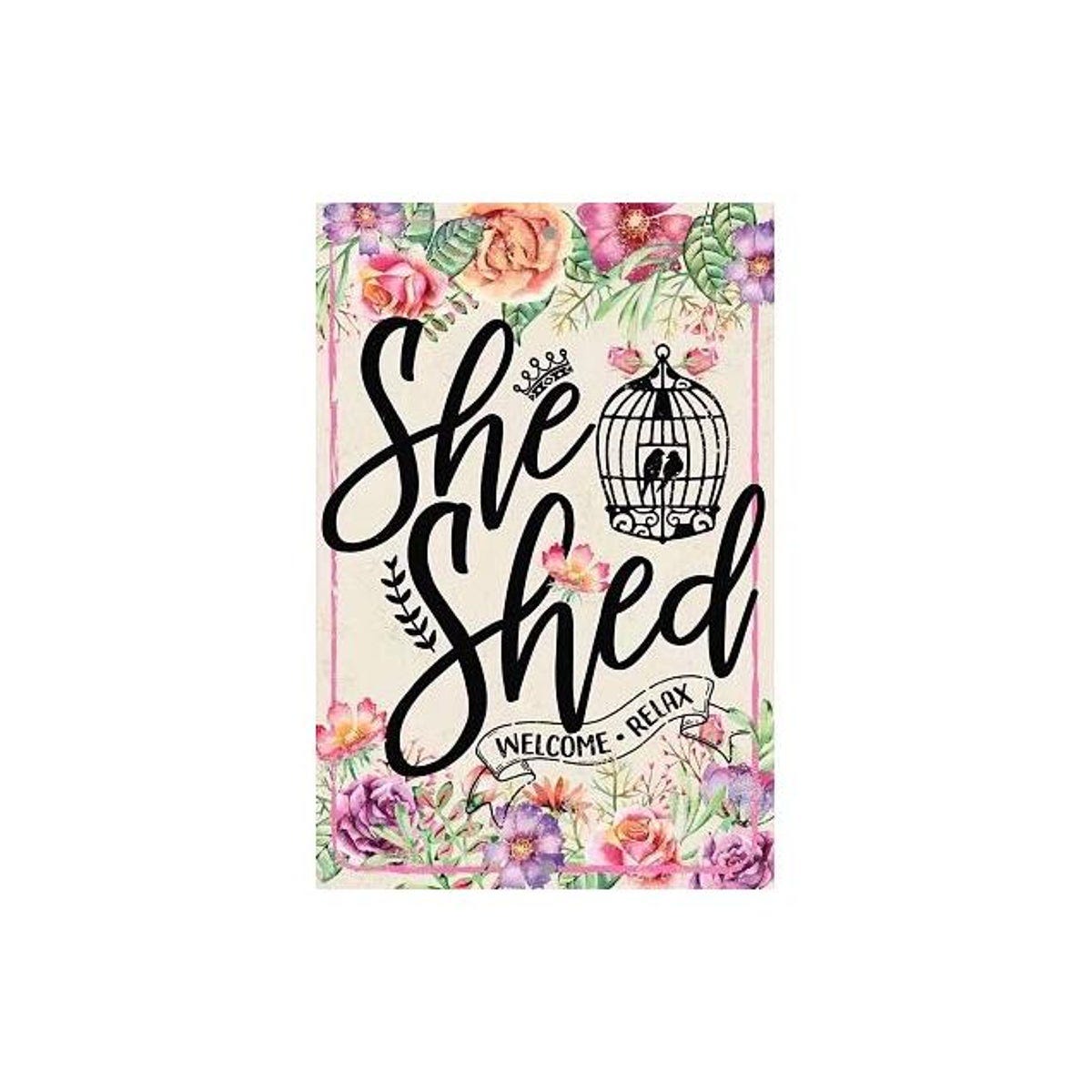 Headwind Indoor/Outdoor Metal She Shed Sign