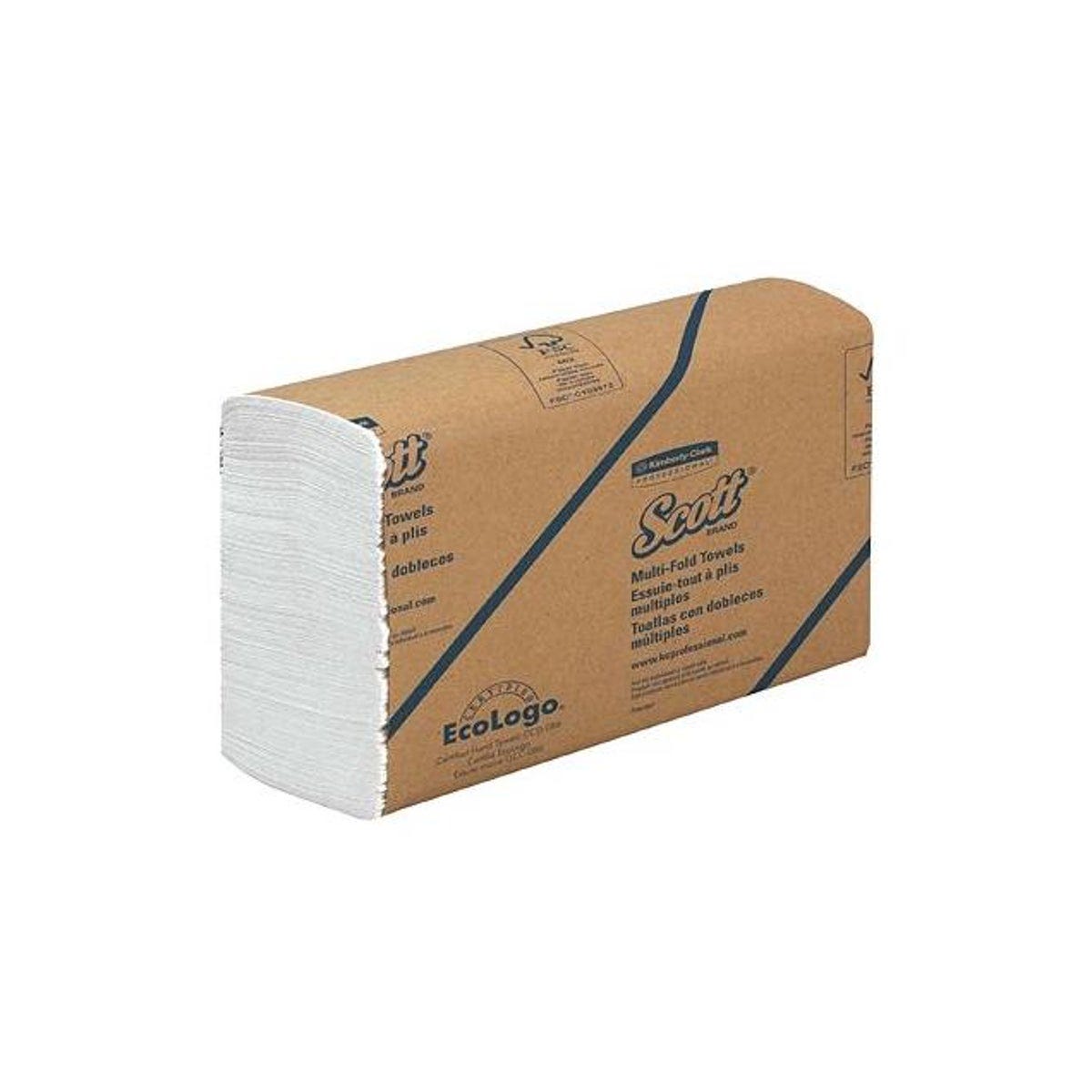 Scott 1-Ply 250-Ct. White Folded Hand Towels (16-Pack)