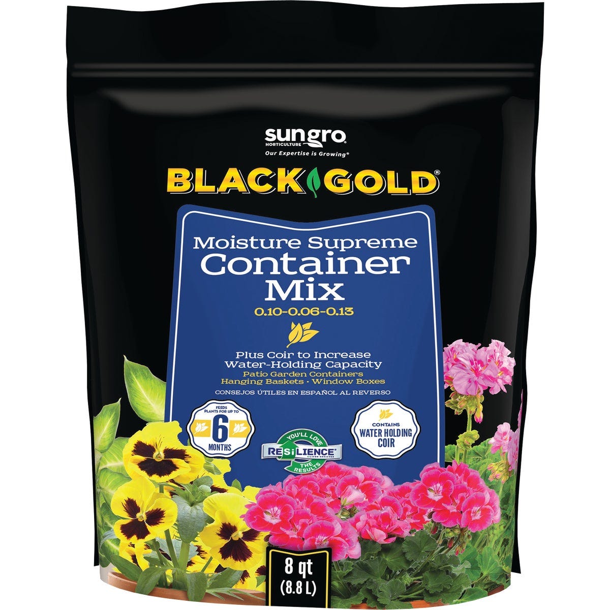 Black Gold Moisture Supreme 8 Qt. 6 Lb. Container Potting Soil Mix Black Gold Moisture Supreme 8 Qt. 6 Lb. Container Potting Soil Mix