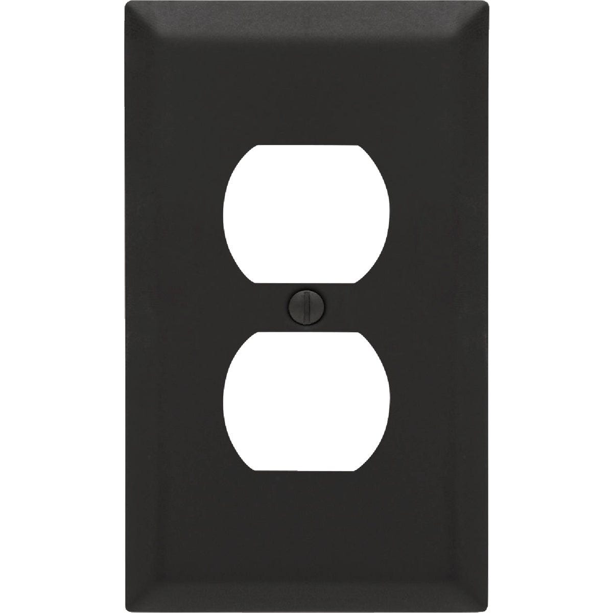 Amerelle Century 1-Gang Black Steel Duplex Wall Plate - photo 2 Amerelle Century 1-Gang Black Steel Duplex Wall Plate - photo 2