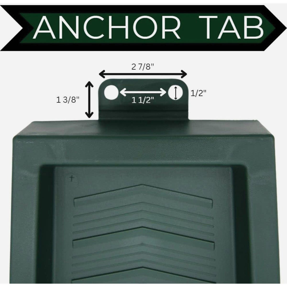 Master Mark 11 In. W. x 2.25 In. H. x 24 In. L. Green Chevron Splash Block - photo 5