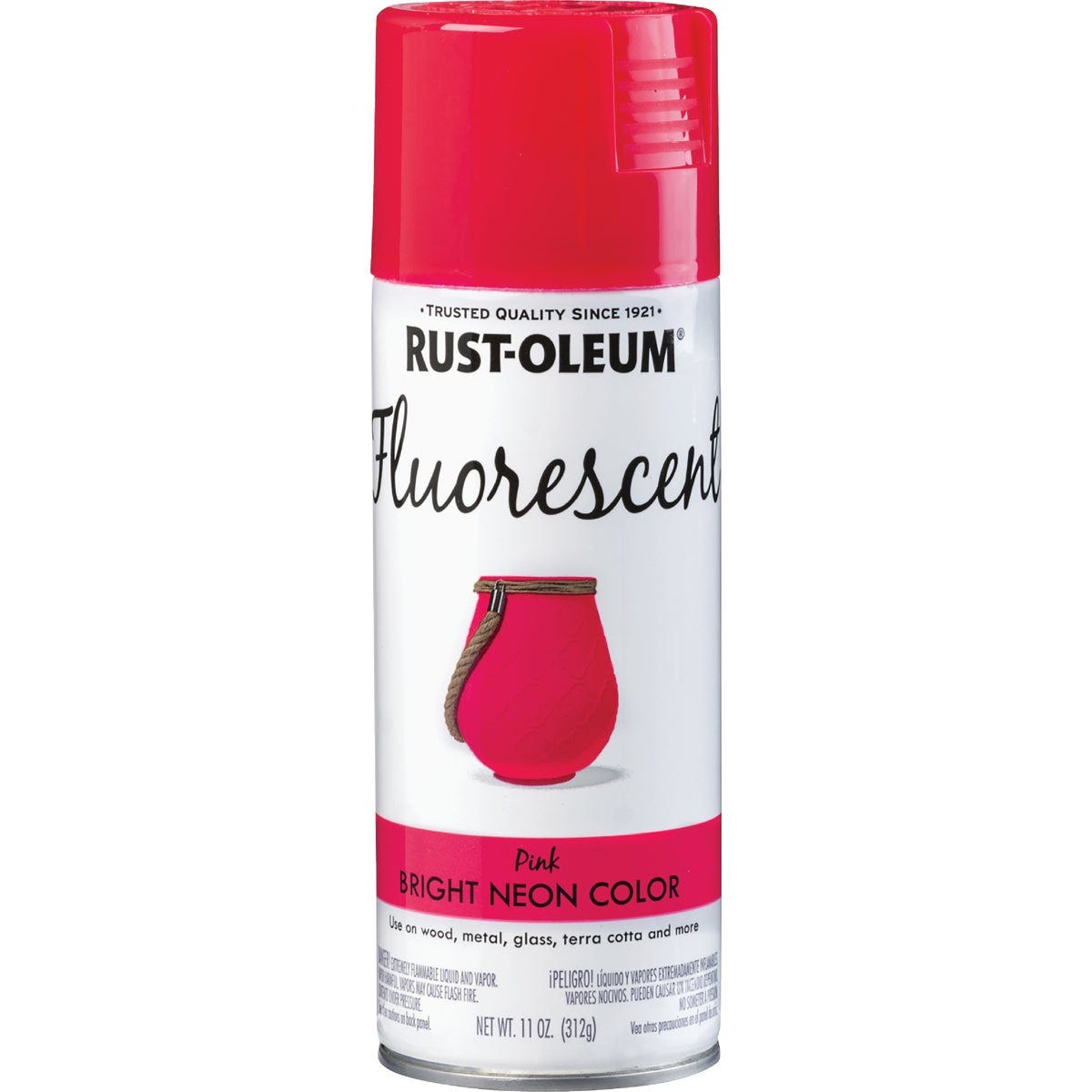 Rust-Oleum Fluorescent 11 Oz. Gloss Spray Paint, Fluorescent Pink - photo 2