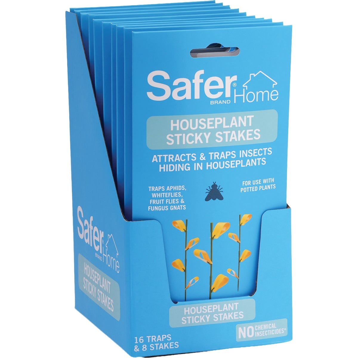 Safer Home Houseplant Sticky Stake Insect Traps (8-Pack) - photo 4 Safer Home Houseplant Sticky Stake Insect Traps (8-Pack) - photo 4