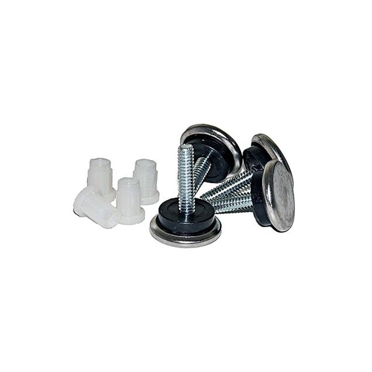 TruGuard 1-1/16 In. Cushioned Adjustable Furniture Leveling Glides (4-Pack)