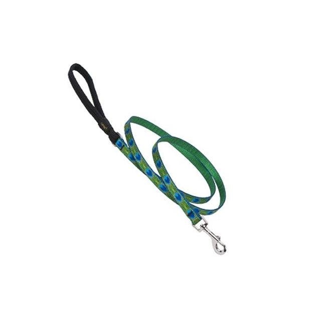 Lupine 1/2 In. x 6 Ft. Tail Feather Pattern Dog Leash