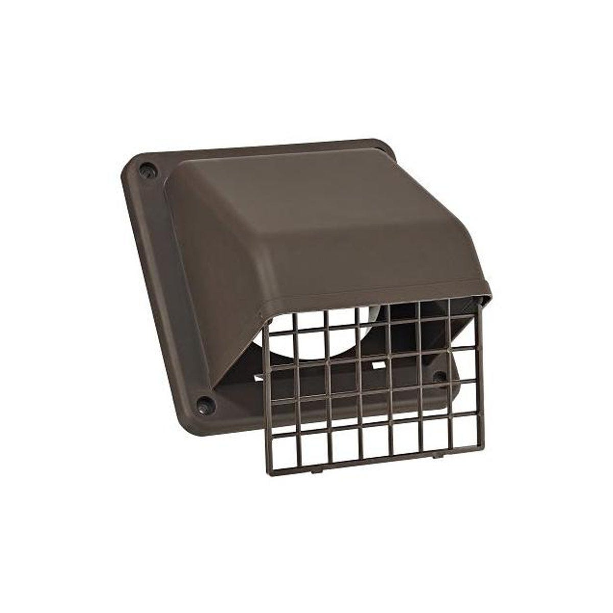 Lambro 4 In. Brown Plastic Exhaust Wall Hood Vent - photo 2 Lambro 4 In. Brown Plastic Exhaust Wall Hood Vent - photo 2