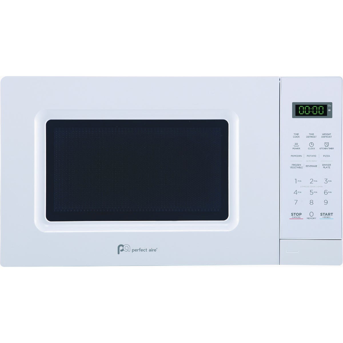 Perfect Aire 0.7 Cu. Ft. 700-Watt White Countertop Microwave