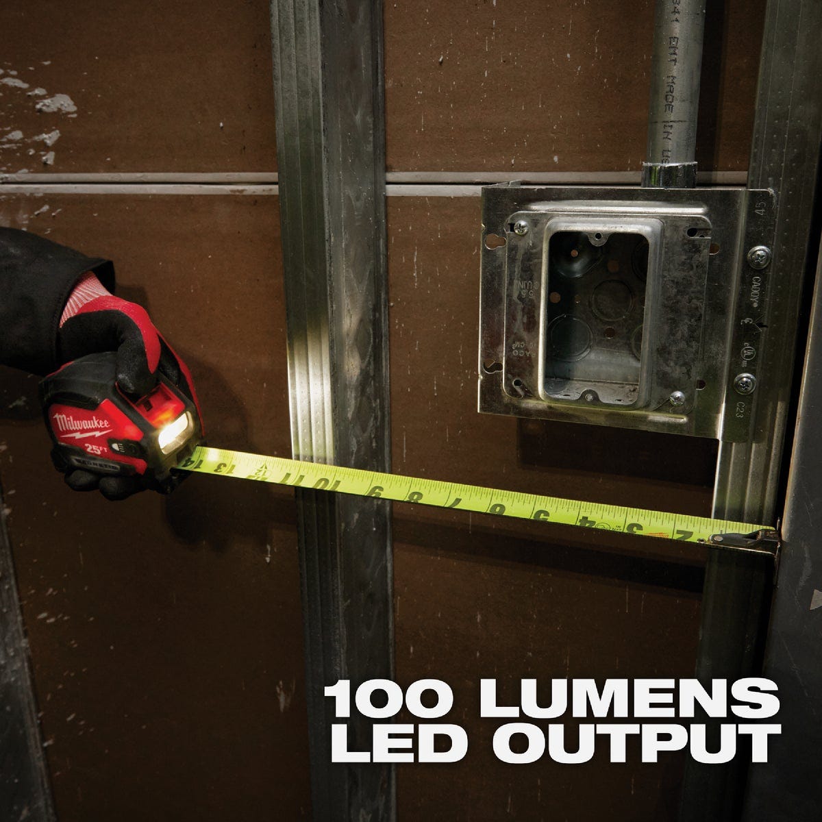 Milwaukee 25 Ft. Magnetic Tape Measure with LED Light - photo 6