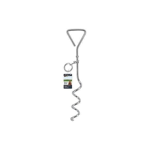 Pet Expert 8mm x 16 In. Corkscrew Pet Tie Out Stake Pet Expert 8mm x 16 In. Corkscrew Pet Tie Out Stake