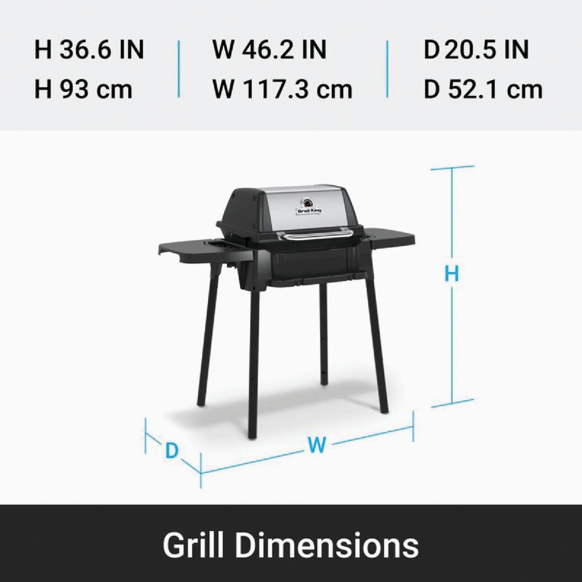 Broil King Porta-Chef 120 Black 348 Sq. In. LP Portable Gas Grill - photo 4