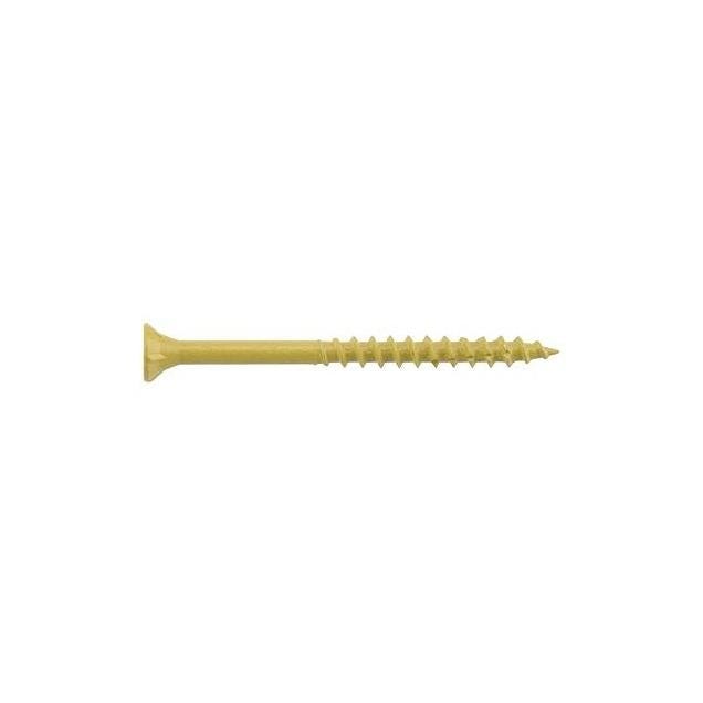 Hillman 1-5/8 In. x #8 Tan Ceramic Deck Plus Exterior Wood Screws