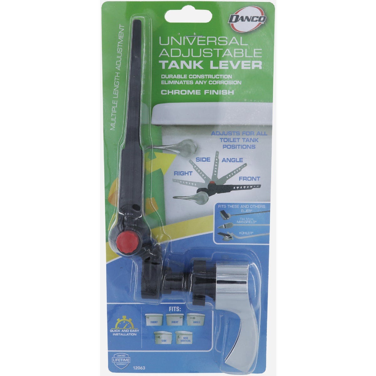 Danco Curved Chrome Toilet Tank Lever - photo 3 Danco Curved Chrome Toilet Tank Lever - photo 3