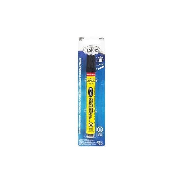 Testors 1/3 Oz. Enamel Craft Paint Marker, Yellow Gloss