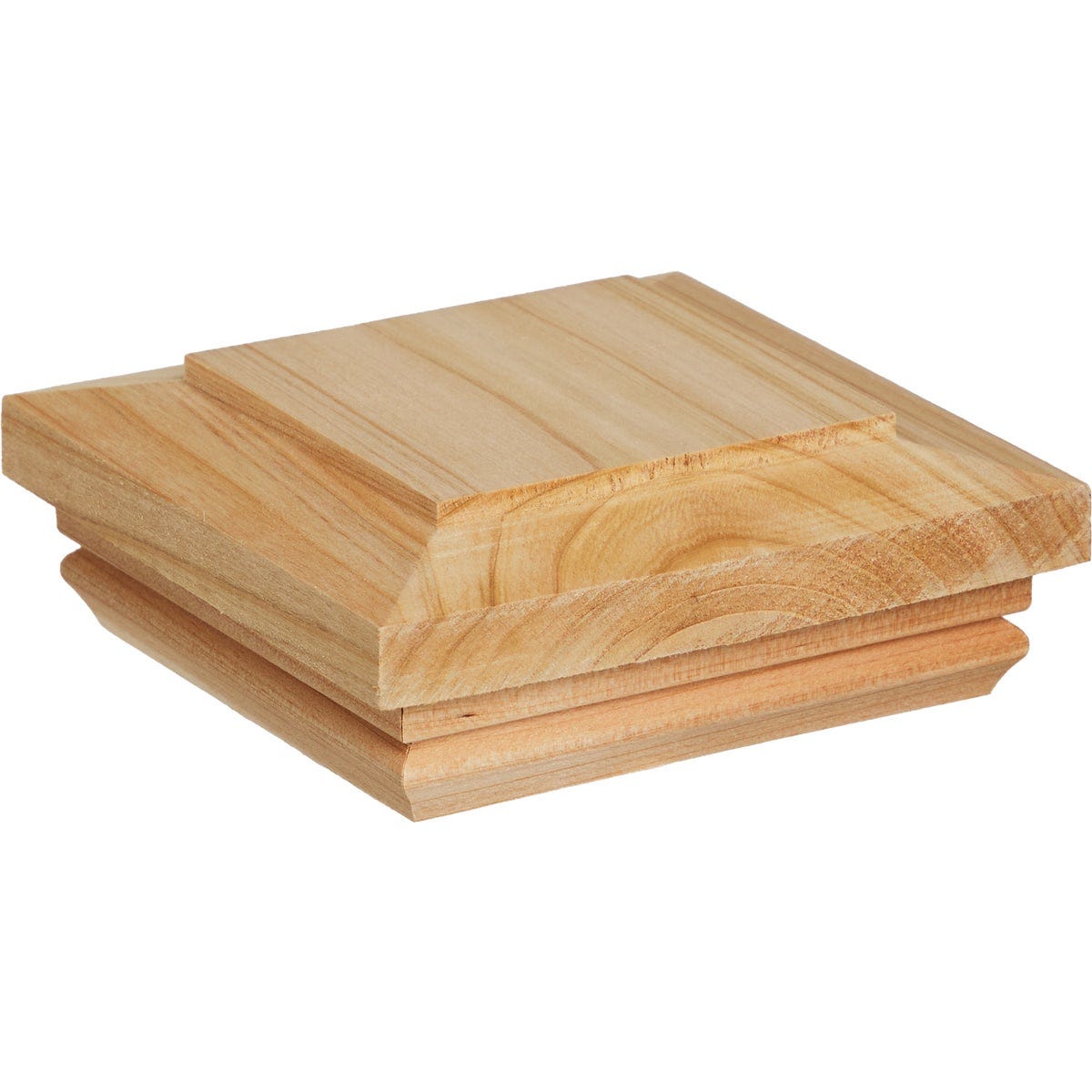 Deckorators 4 In. x 4 In. Cedar Hatteras Flat Top Post Cap - photo 3 Deckorators 4 In. x 4 In. Cedar Hatteras Flat Top Post Cap - photo 3
