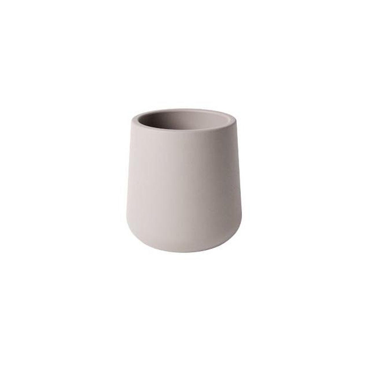 Avera Products 6 In. Natural Fiberglass Reinforced Cement Tapered Cylinder Planter
