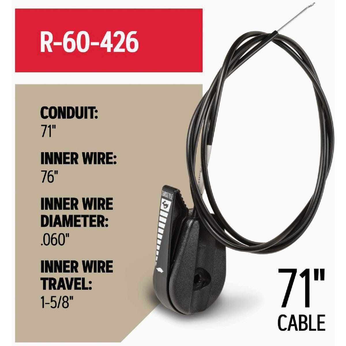 Oregon Replacement Universal Throttle Control Cable - photo 6