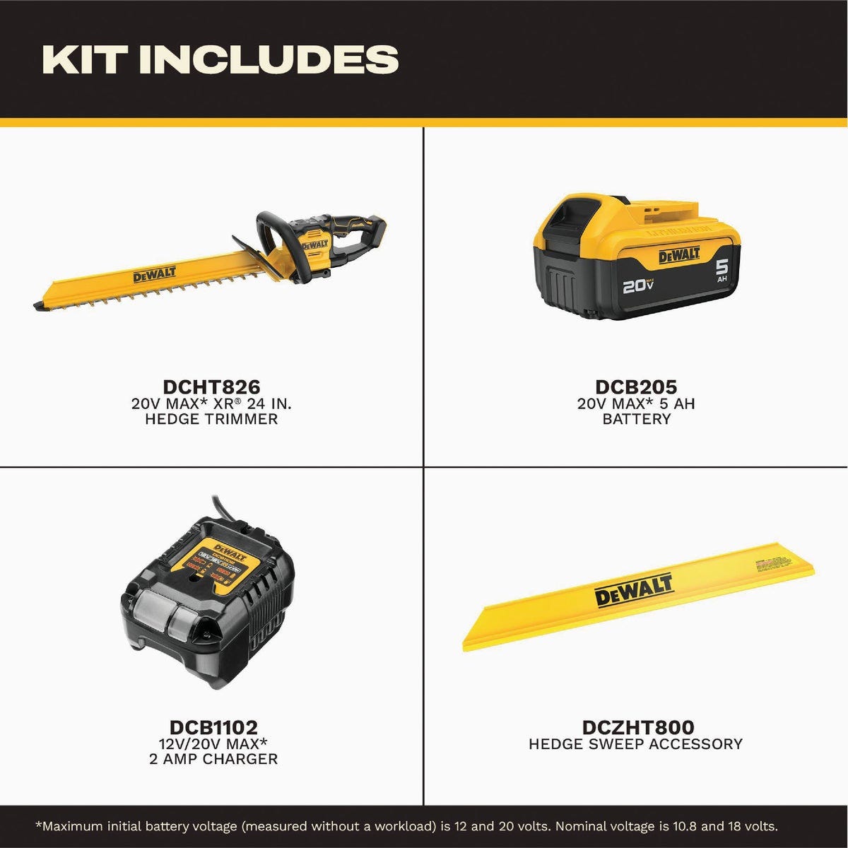 Dewalt XR 24 In. Hedge Trimmer Kit - photo 2 Dewalt XR 24 In. Hedge Trimmer Kit - photo 2