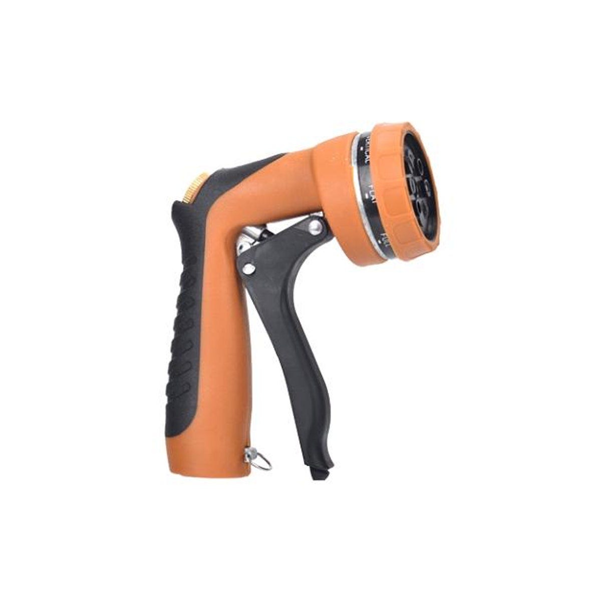 8-Pattern Insulated Hose Nozzle with Front Trigger 8-Pattern Insulated Hose Nozzle with Front Trigger