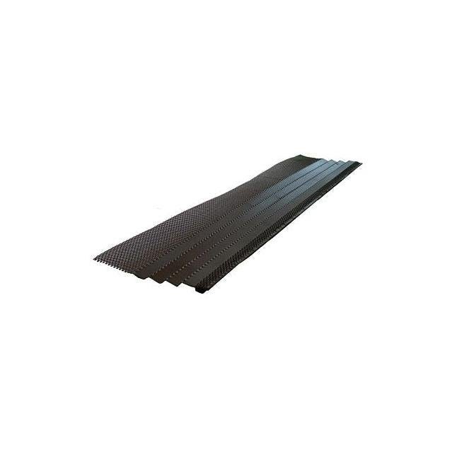 Hoover Dam K-Style 3 Ft. Grey Steel Gutter Guard