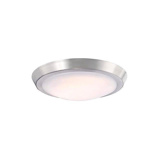 Westinghouse 11 In. 20W 1100 Lumens Brushed Nickel Flush Mount LED Light Westinghouse 11 In. 20W 1100 Lumens Brushed Nickel Flush Mount LED Light