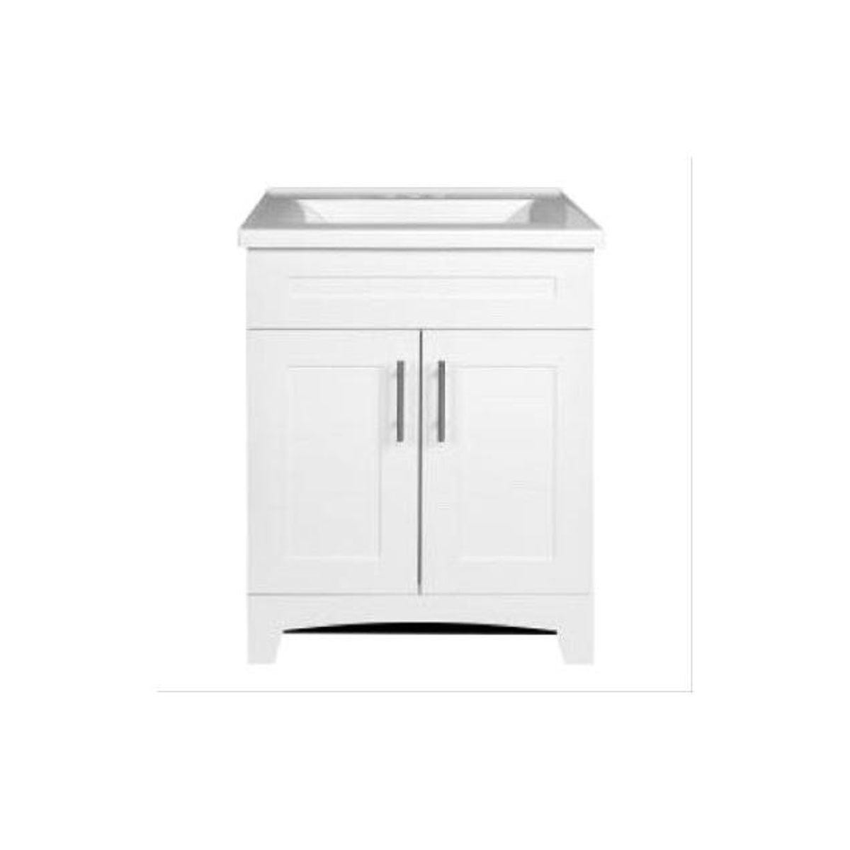 Royal Cabinets White Finish Shaker Vanity Combo