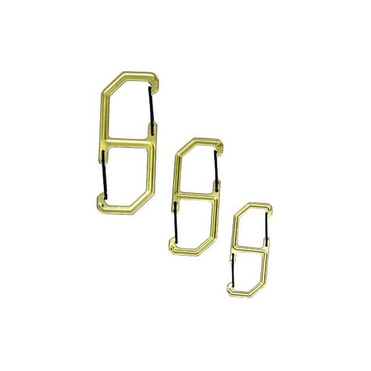 Hillman Apex Black/Green Aluminum Key Carabiner (3-Pack) Hillman Apex Black/Green Aluminum Key Carabiner (3-Pack)