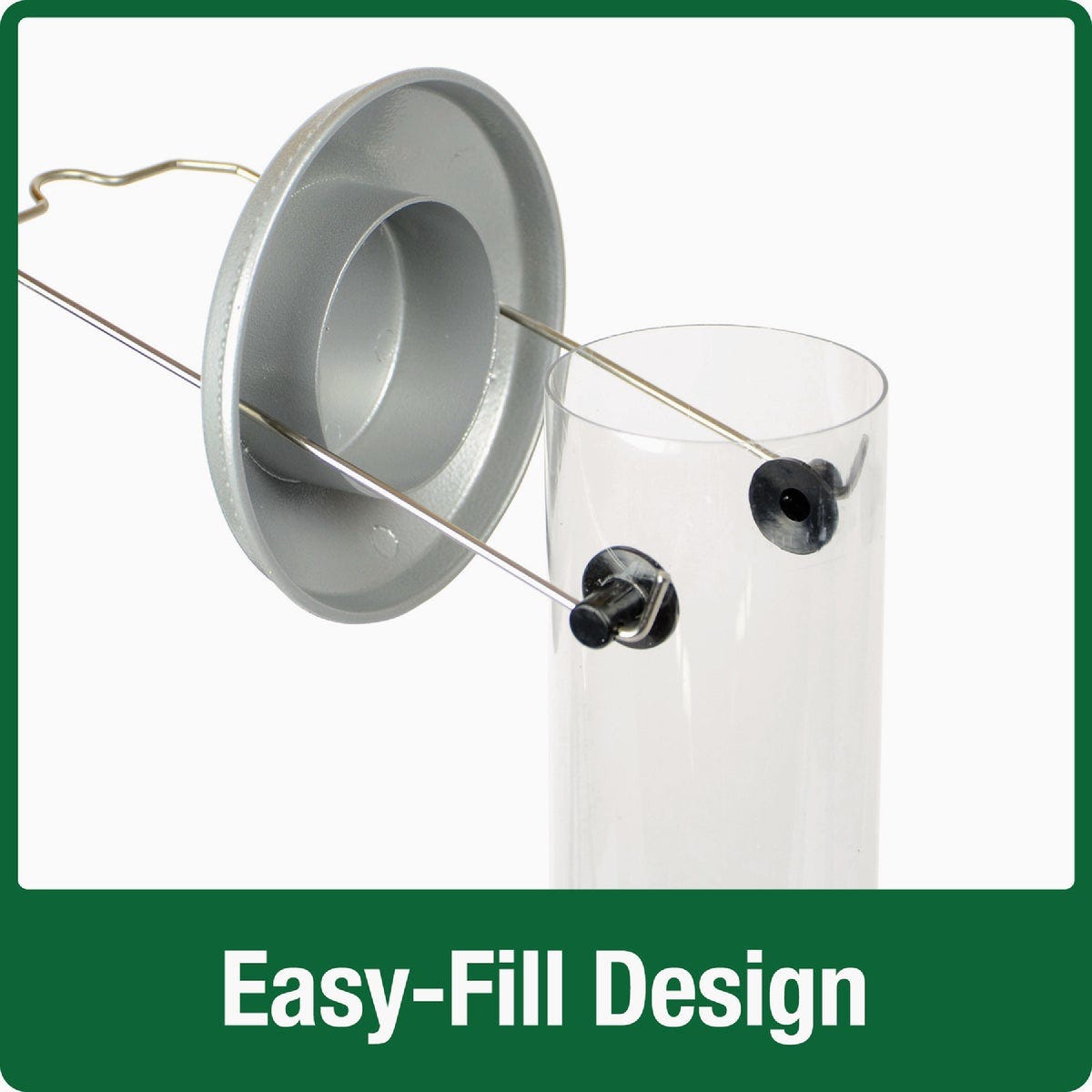 Nature's Way 1.4 Qt. Deluxe Metal Easy Clean Bird Feeder - photo 3 Nature's Way 1.4 Qt. Deluxe Metal Easy Clean Bird Feeder - photo 3