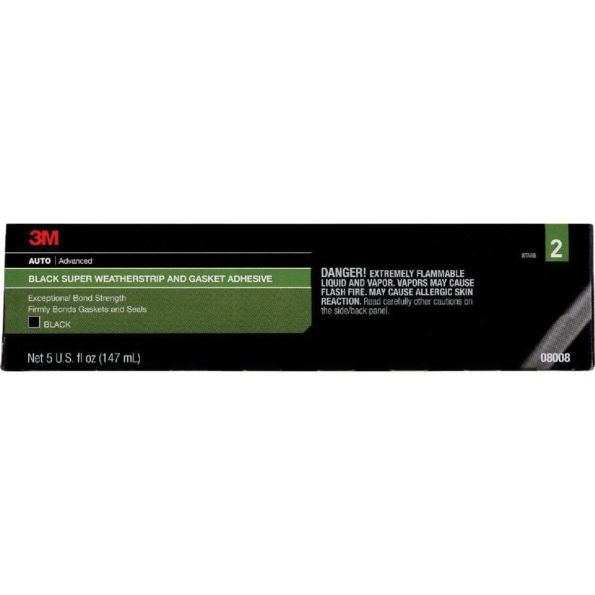 3M 5 Oz. Black Super Weatherstrip & Gasket Adhesive